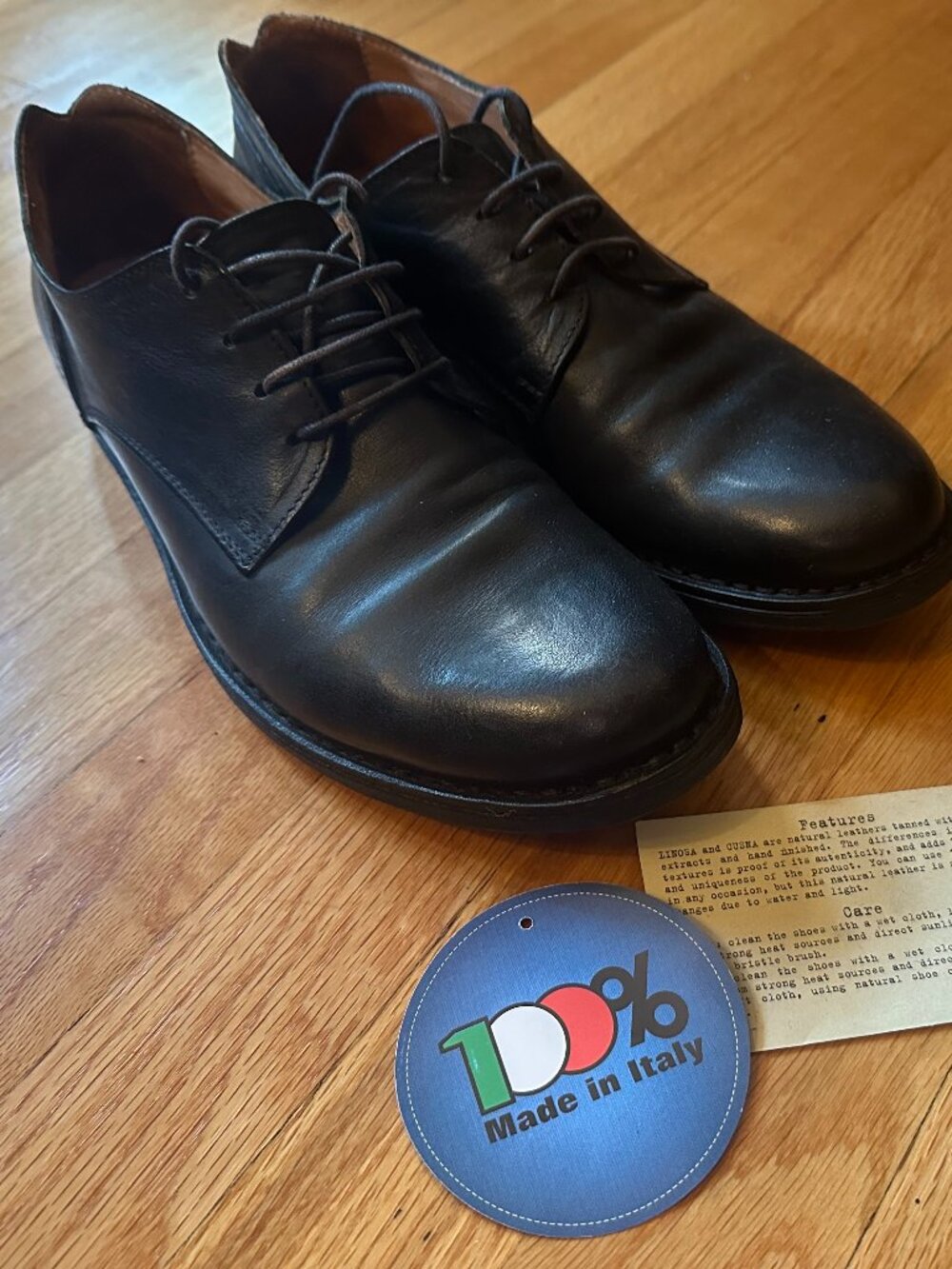 Black/Gray Oxfords US 8.5